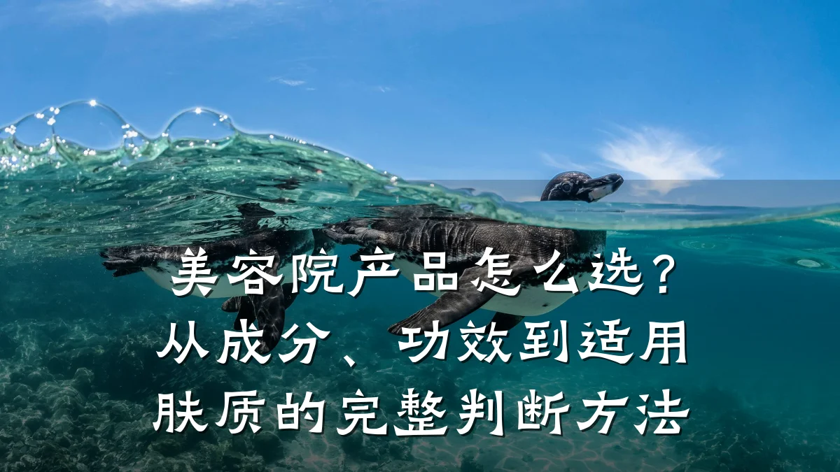 美容院产品怎么选?从成分、功效到适用肤质的完整判断方法