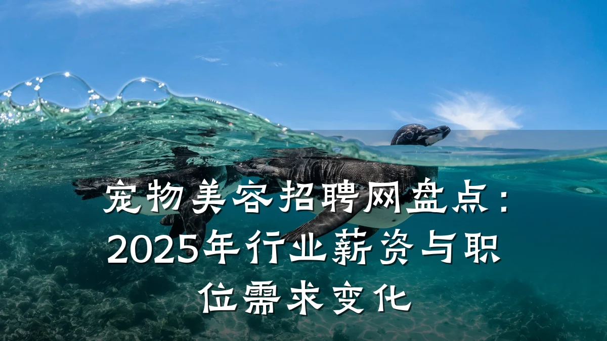 宠物美容招聘网盘点:2025年行业薪资与职位需求变化