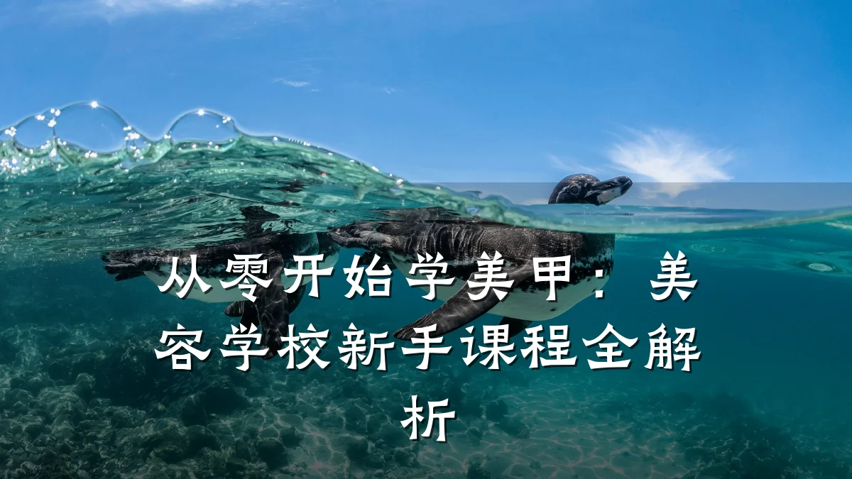 从零开始学美甲:美容学校新手课程全解析