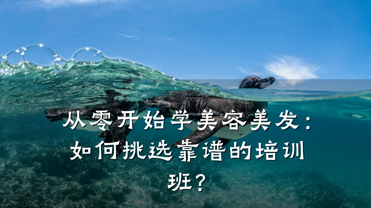 从零开始学美容美发:如何挑选靠谱的培训班?