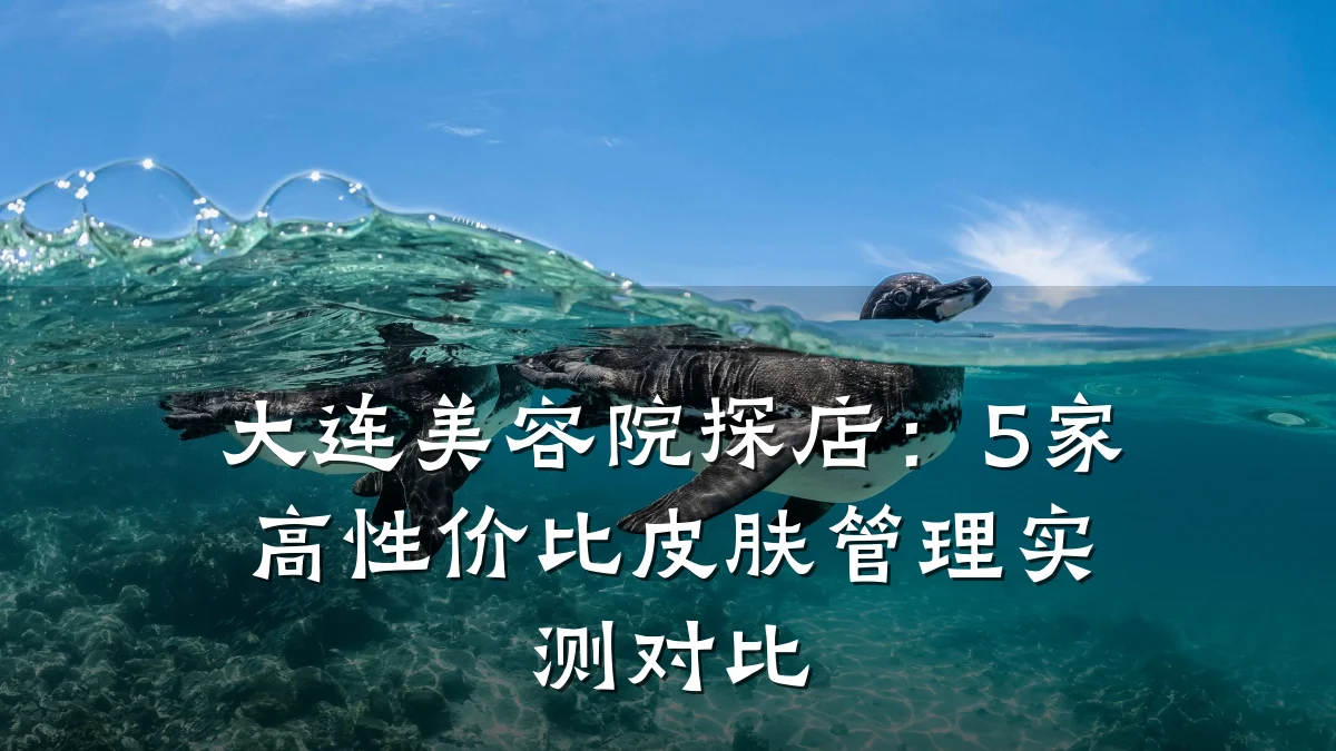 大连美容院探店:5家高性价比皮肤管理实测对比