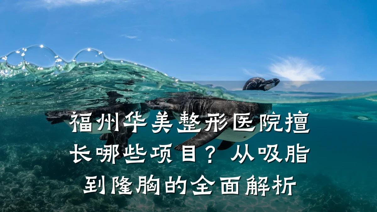 福州华美整形医院擅长哪些项目?从吸脂到隆胸的全面解析