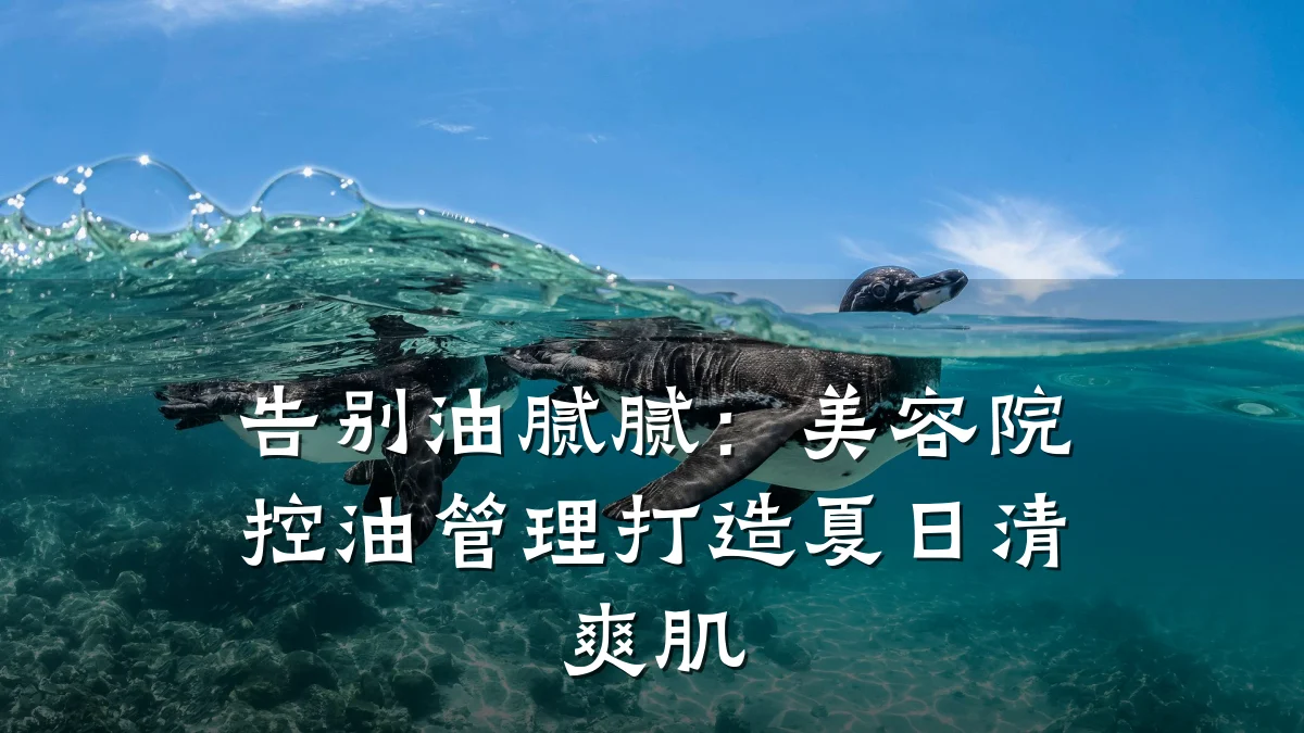 告别油腻腻:美容院控油管理打造夏日清爽肌