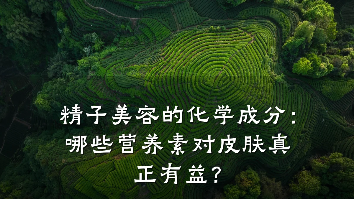 精子美容的化学成分:哪些营养素对皮肤真正有益?