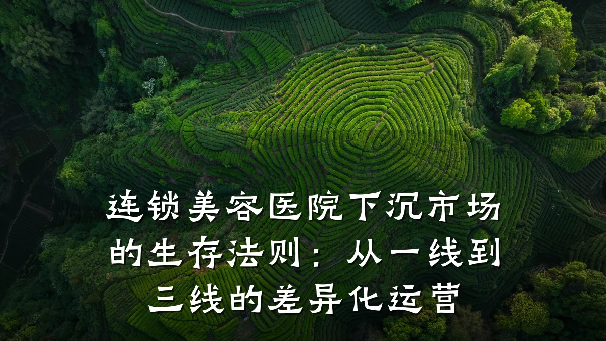 连锁美容医院下沉市场的生存法则:从一线到三线的差异化运营