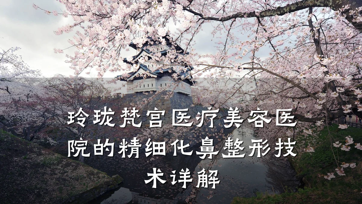 玲珑梵宫医疗美容医院的精细化鼻整形技术详解