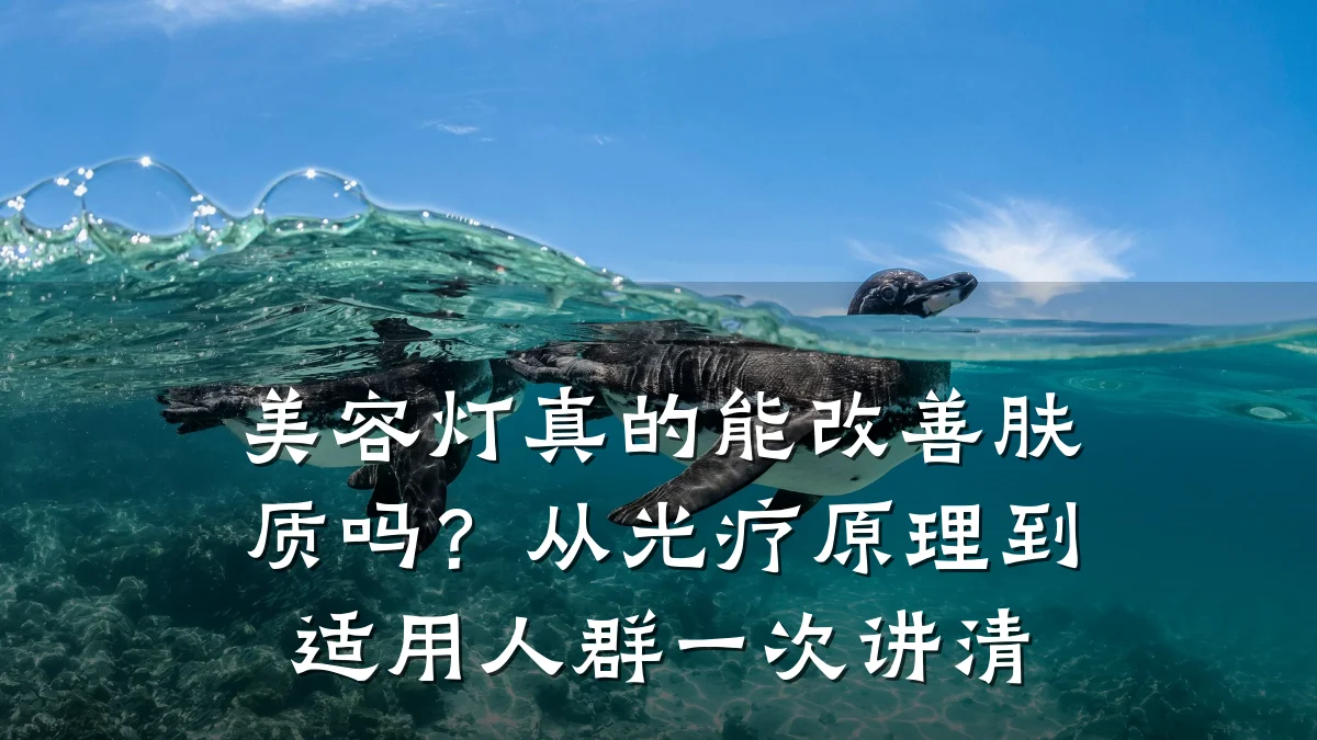 美容灯真的能改善肤质吗?从光疗原理到适用人群一次讲清