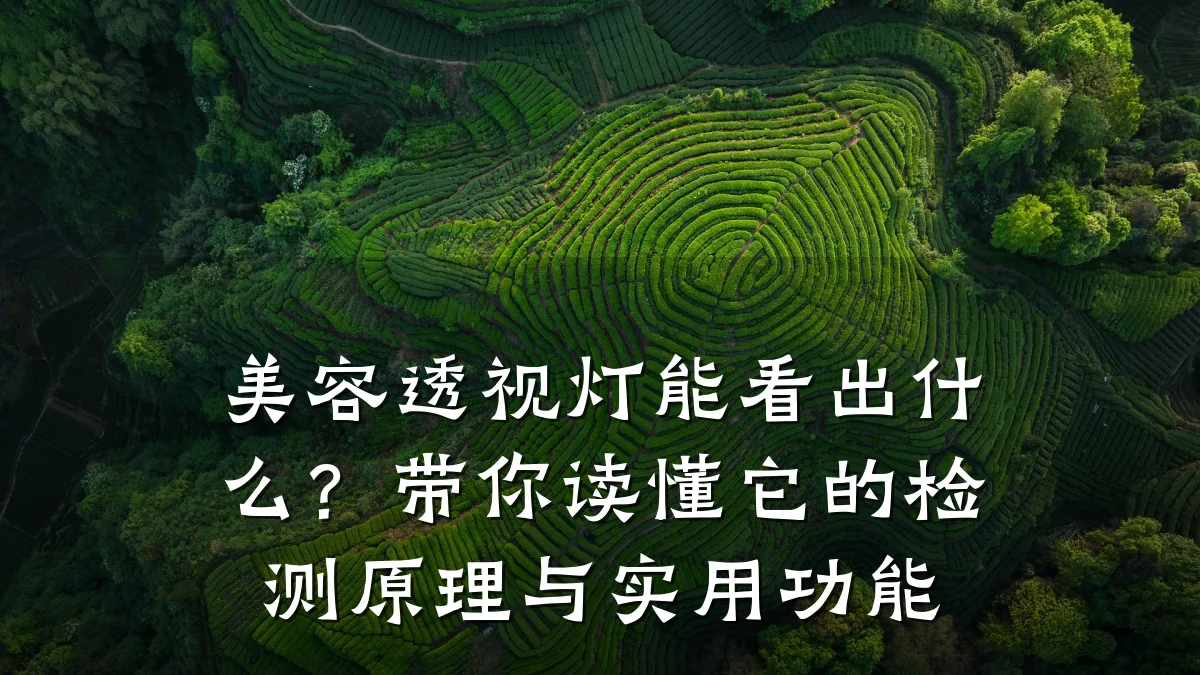 美容透视灯能看出什么?带你读懂它的检测原理与实用功能