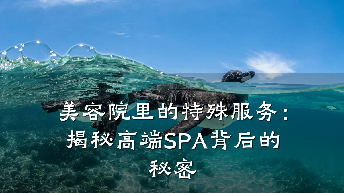 美容院里的特殊服务：揭秘高端SPA背后的秘密