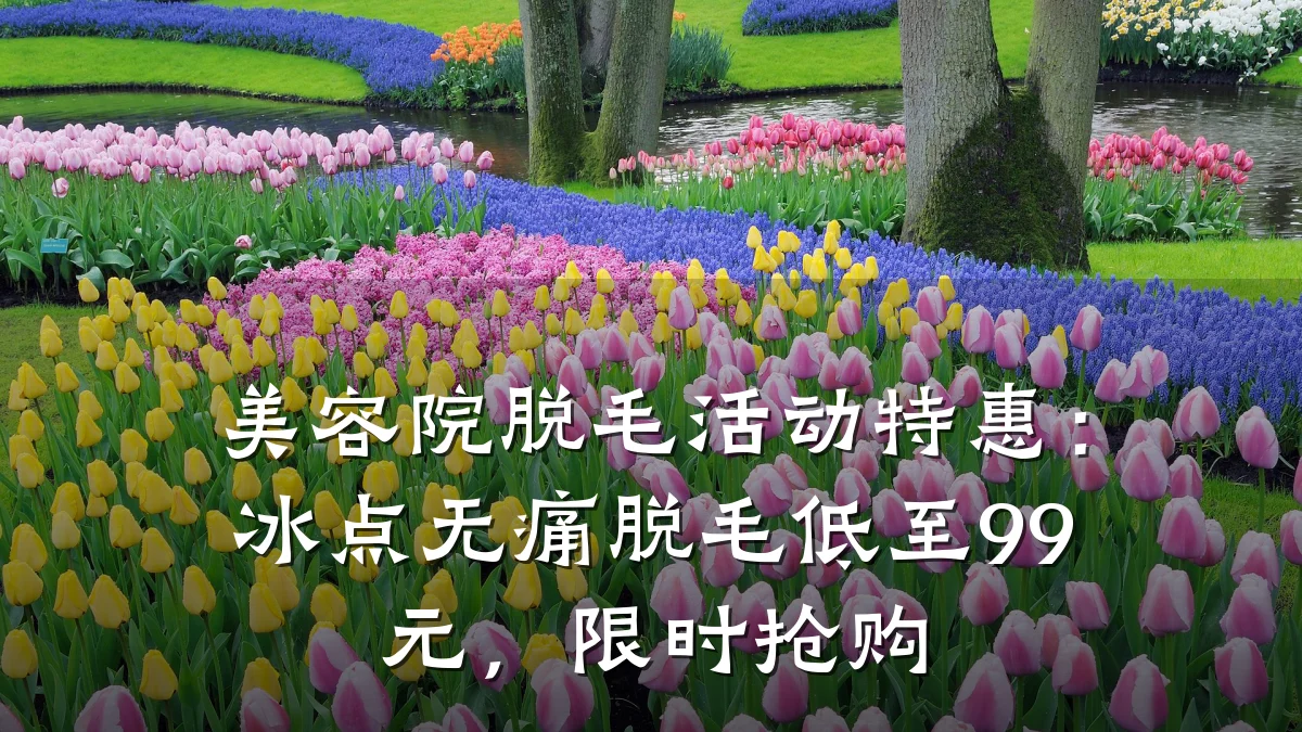 美容院脱毛活动特惠:冰点无痛脱毛低至99元,限时抢购