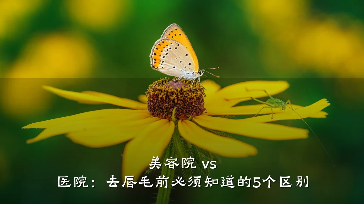 美容院 vs 医院:去唇毛前必须知道的5个区别