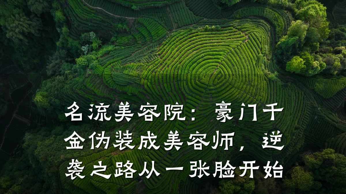 名流美容院：豪门千金伪装成美容师，逆袭之路从一张脸开始