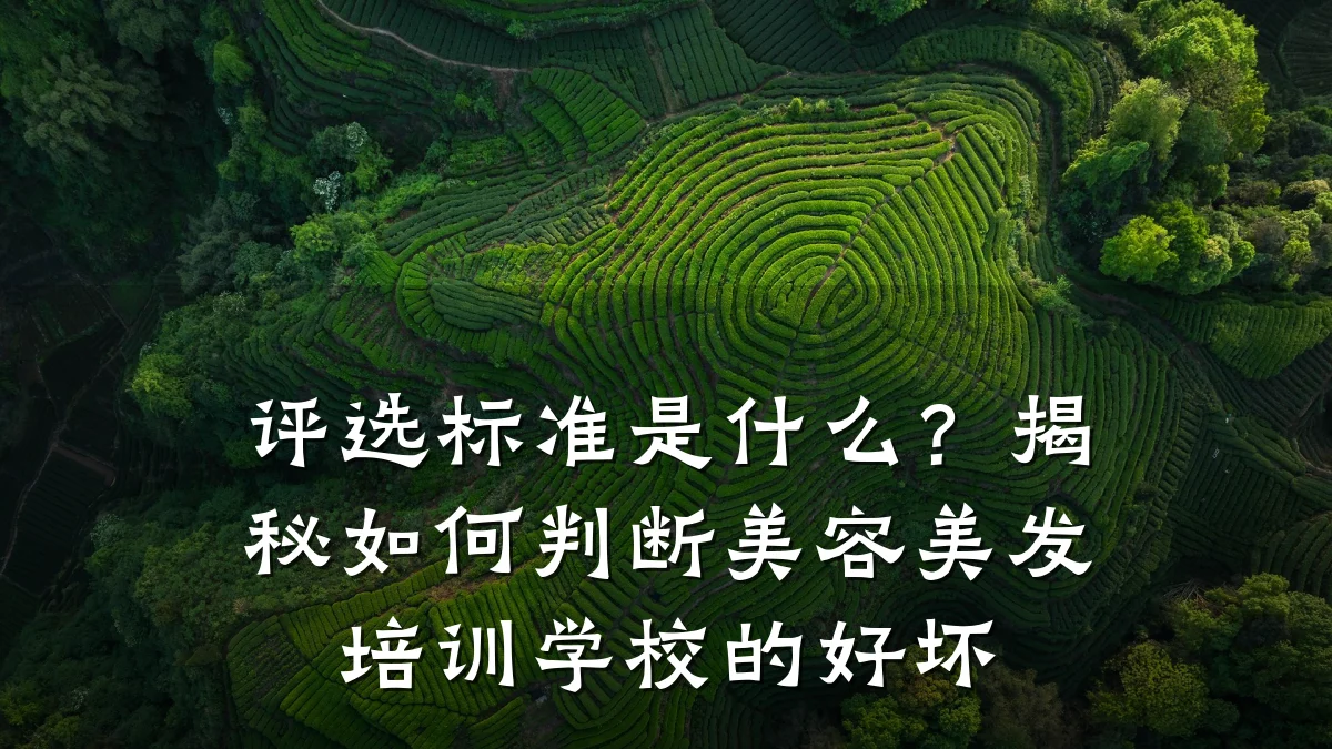 评选标准是什么?揭秘如何判断美容美发培训学校的好坏