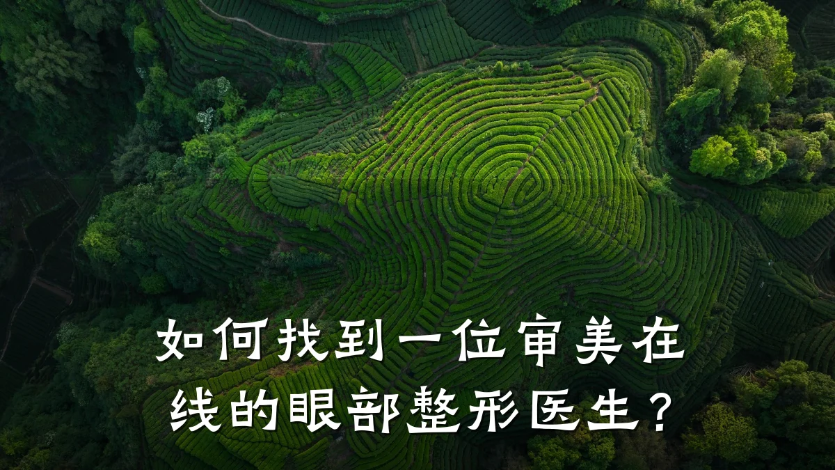 如何找到一位审美在线的眼部整形医生?
