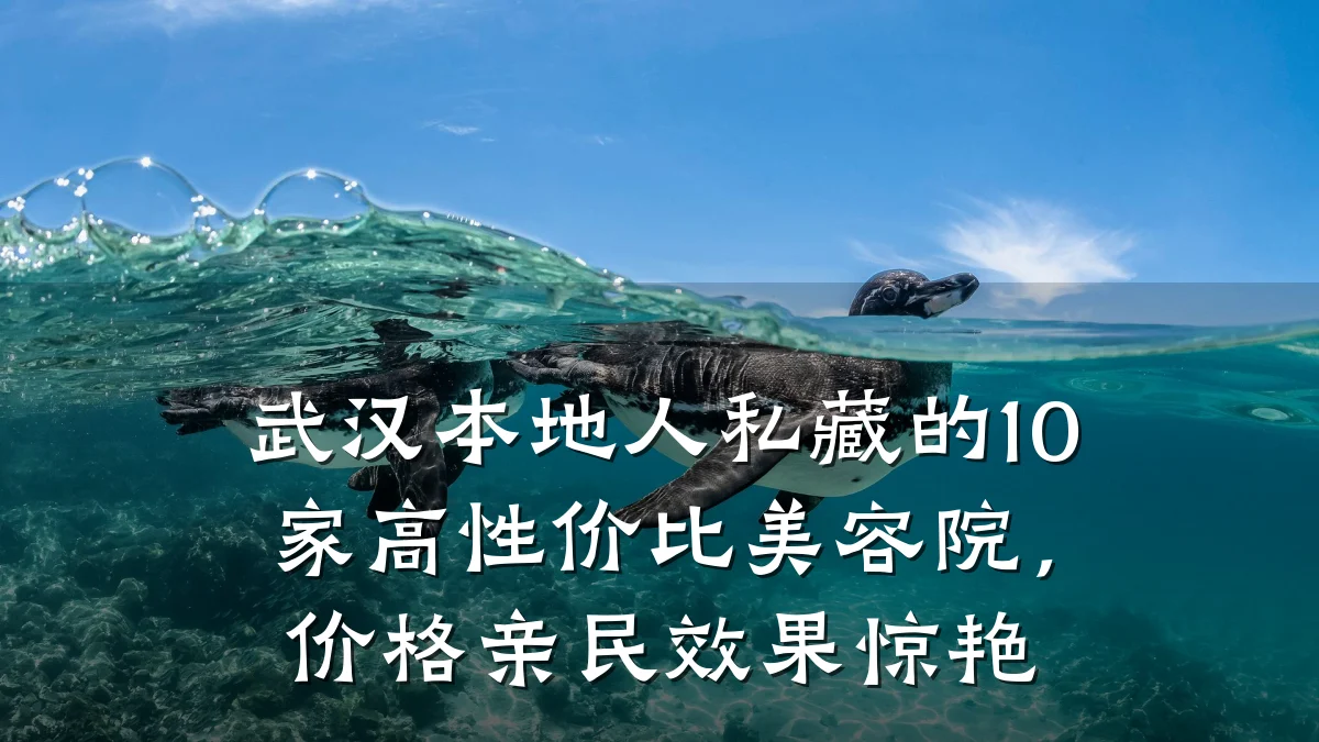 武汉本地人私藏的10家高性价比美容院,价格亲民效果惊艳