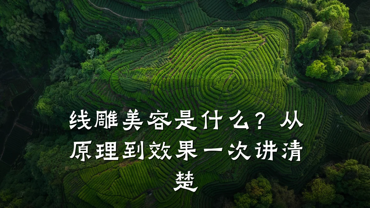 线雕美容是什么?从原理到效果一次讲清楚