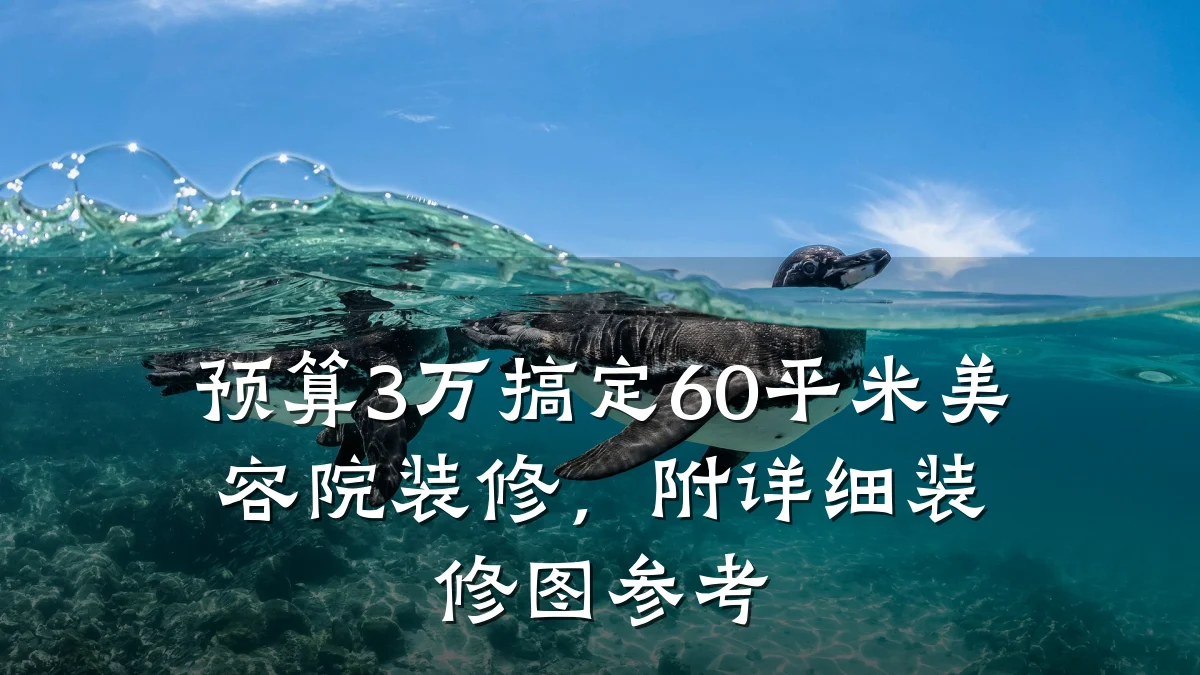预算3万搞定60平米美容院装修,附详细装修图参考