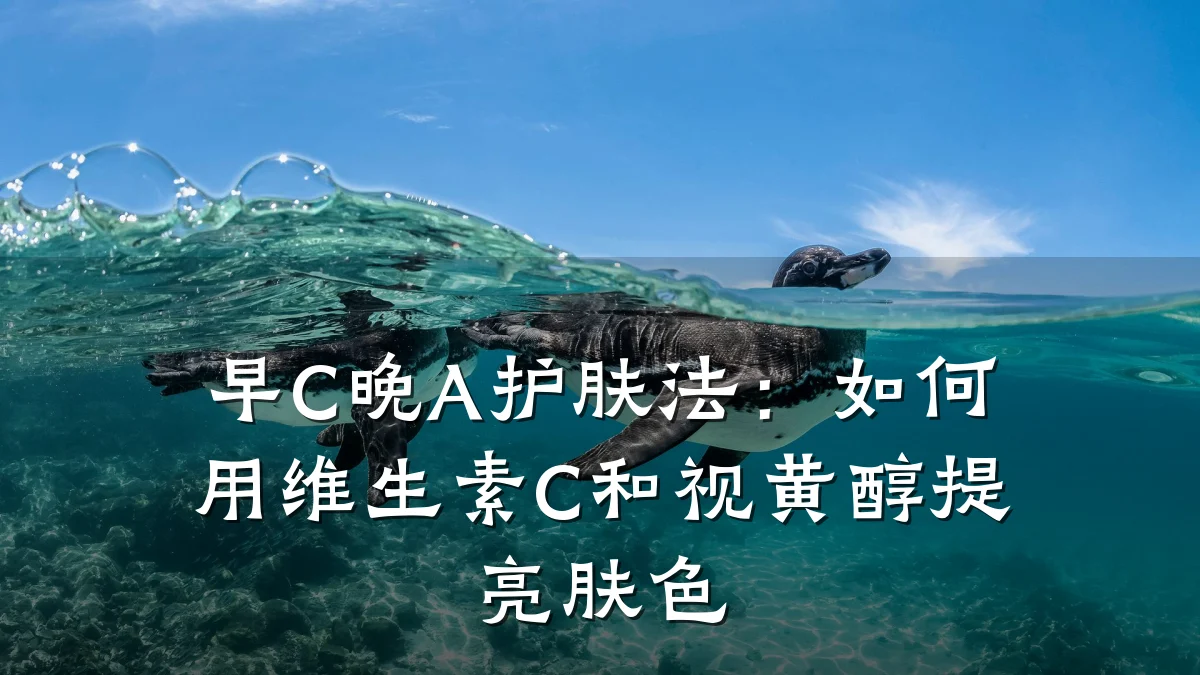 早C晚A护肤法:如何用维生素C和视黄醇提亮肤色