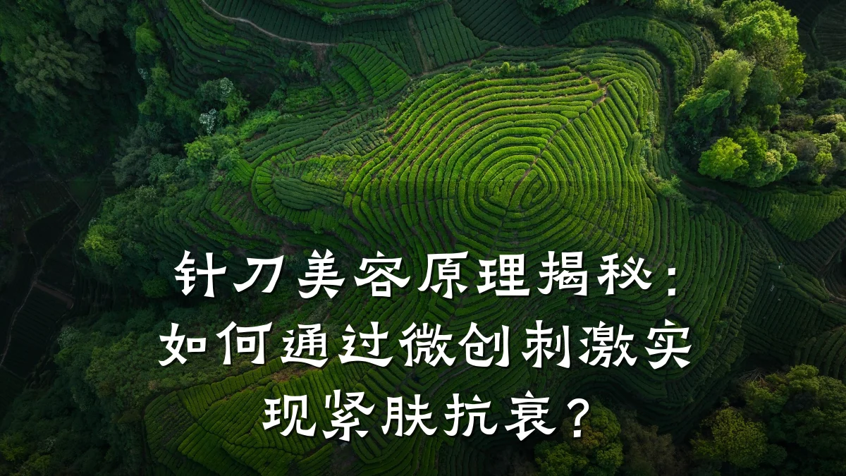 针刀美容原理揭秘:如何通过微创刺激实现紧肤抗衰?