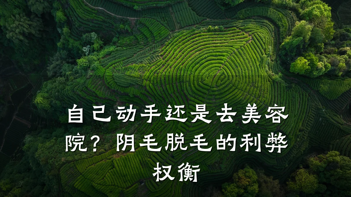 自己动手还是去美容院?阴毛脱毛的利弊权衡
