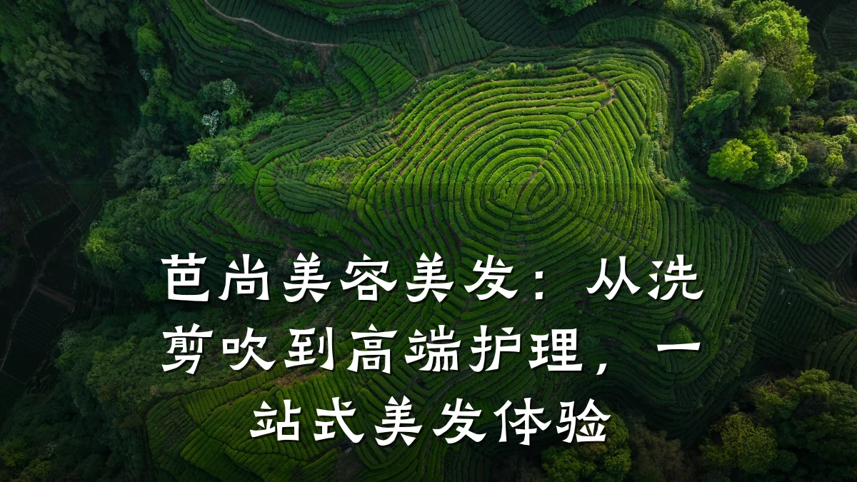 芭尚美容美发：从洗剪吹到高端护理，一站式美发体验