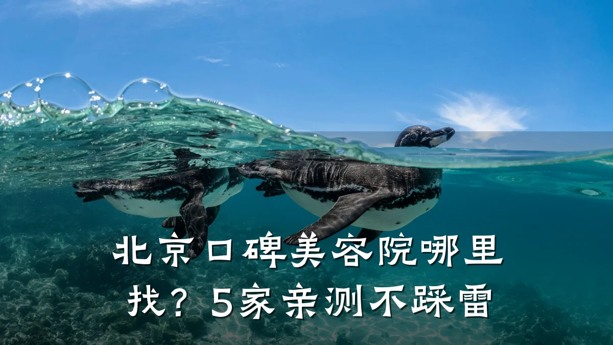 北京口碑美容院哪里找？5家亲测不踩雷