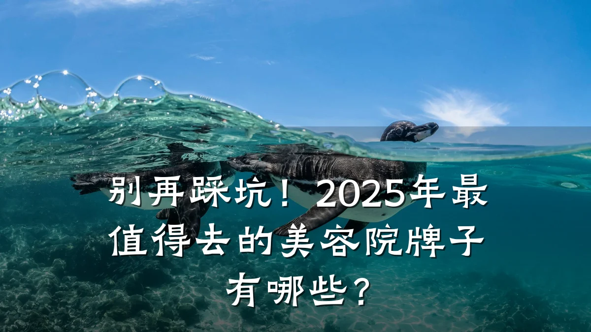 别再踩坑!2025年最值得去的美容院牌子有哪些?