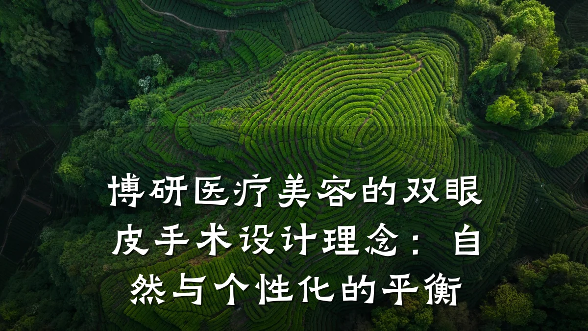 博研医疗美容的双眼皮手术设计理念：自然与个性化的平衡