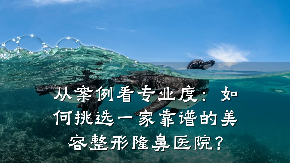 从案例看专业度：如何挑选一家靠谱的美容整形隆鼻医院？