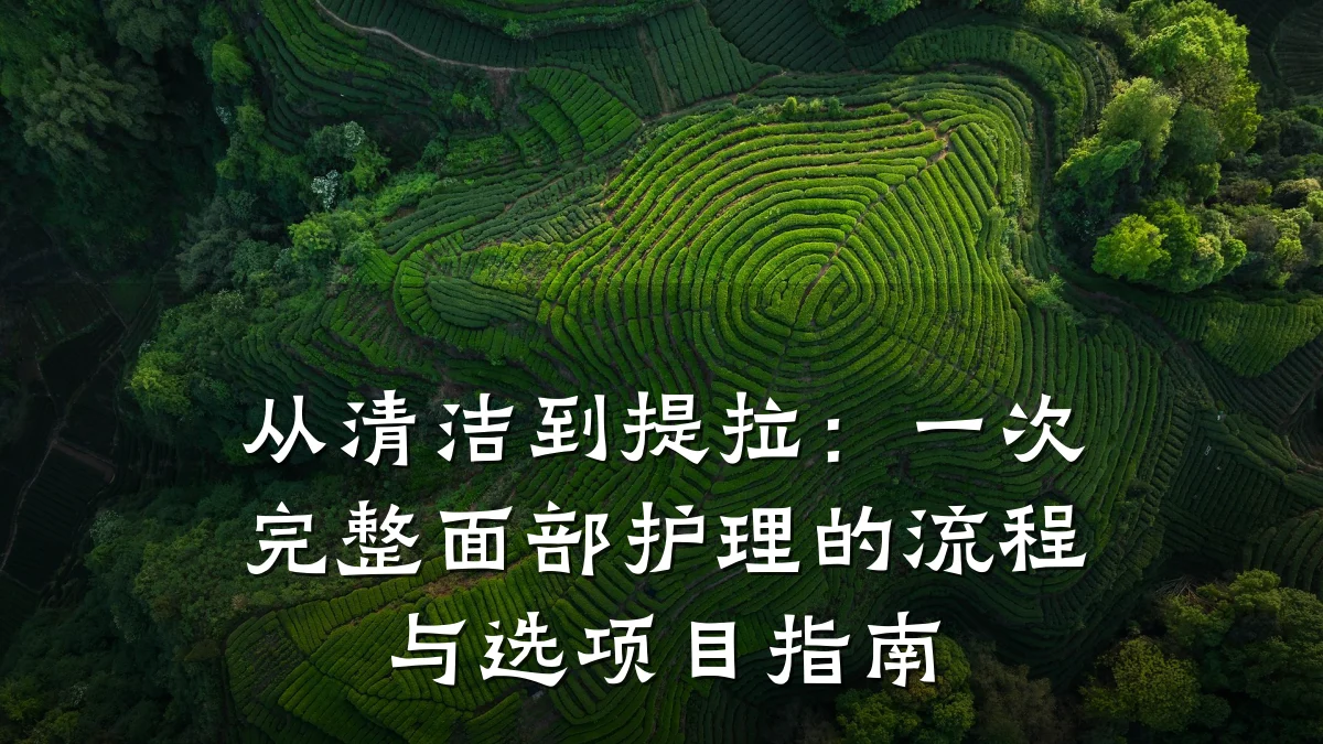 从清洁到提拉：一次完整面部护理的流程与选项目指南