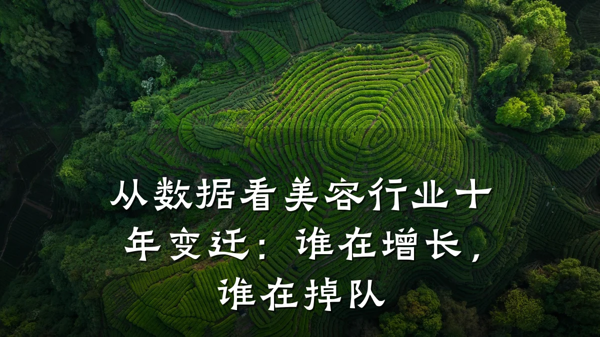 从数据看美容行业十年变迁:谁在增长,谁在掉队