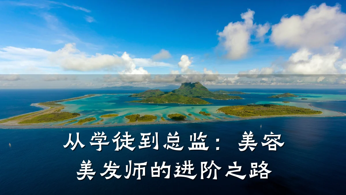 从学徒到总监:美容美发师的进阶之路