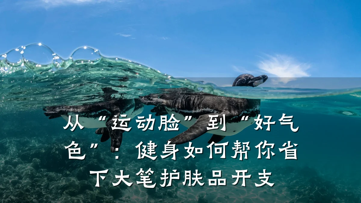 从“运动脸”到“好气色”:健身如何帮你省下大笔护肤品开支