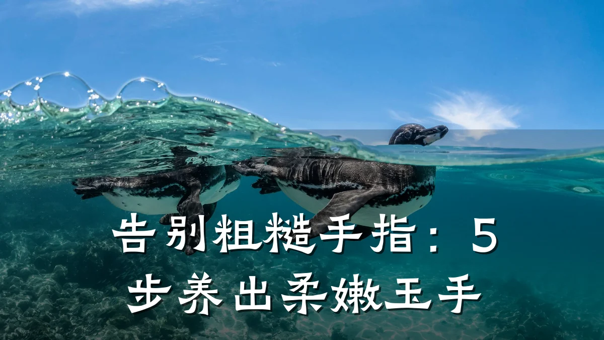 告别粗糙手指:5步养出柔嫩玉手