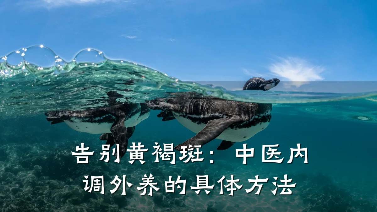 告别黄褐斑：中医内调外养的具体方法