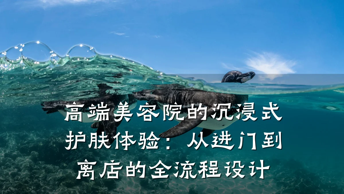 高端美容院的沉浸式护肤体验:从进门到离店的全流程设计