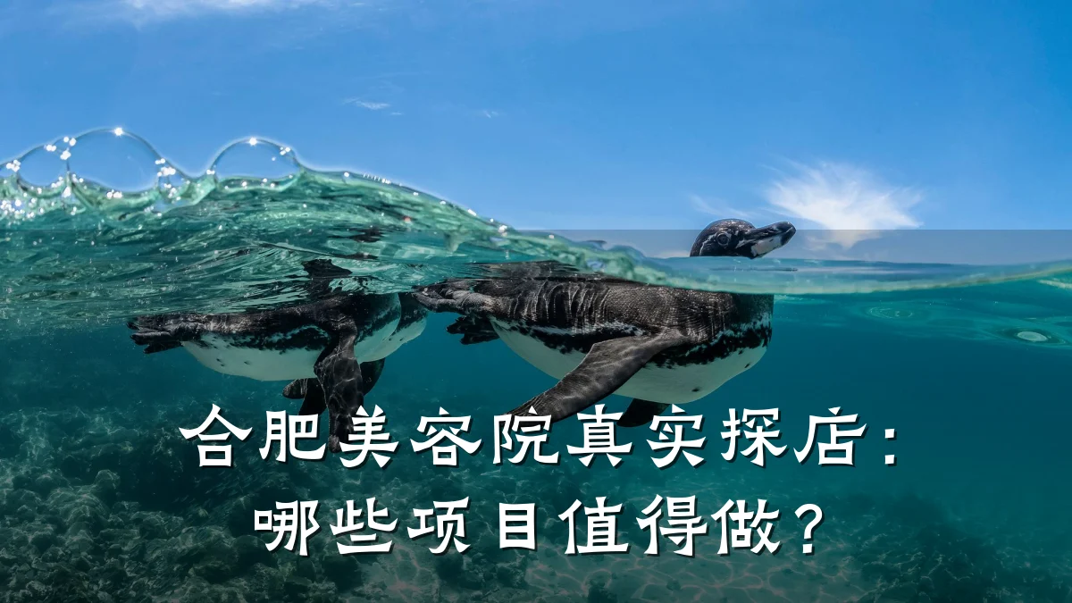 合肥美容院真实探店:哪些项目值得做?