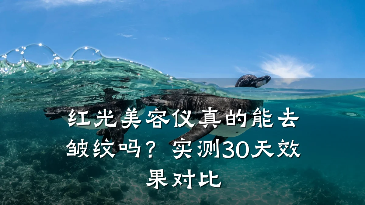 红光美容仪真的能去皱纹吗?实测30天效果对比