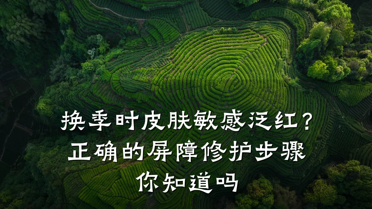 换季时皮肤敏感泛红？正确的屏障修护步骤你知道吗