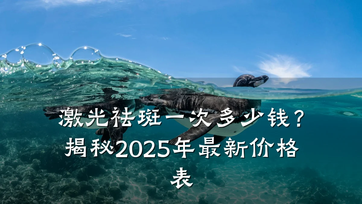激光祛斑一次多少钱？揭秘2025年最新价格表
