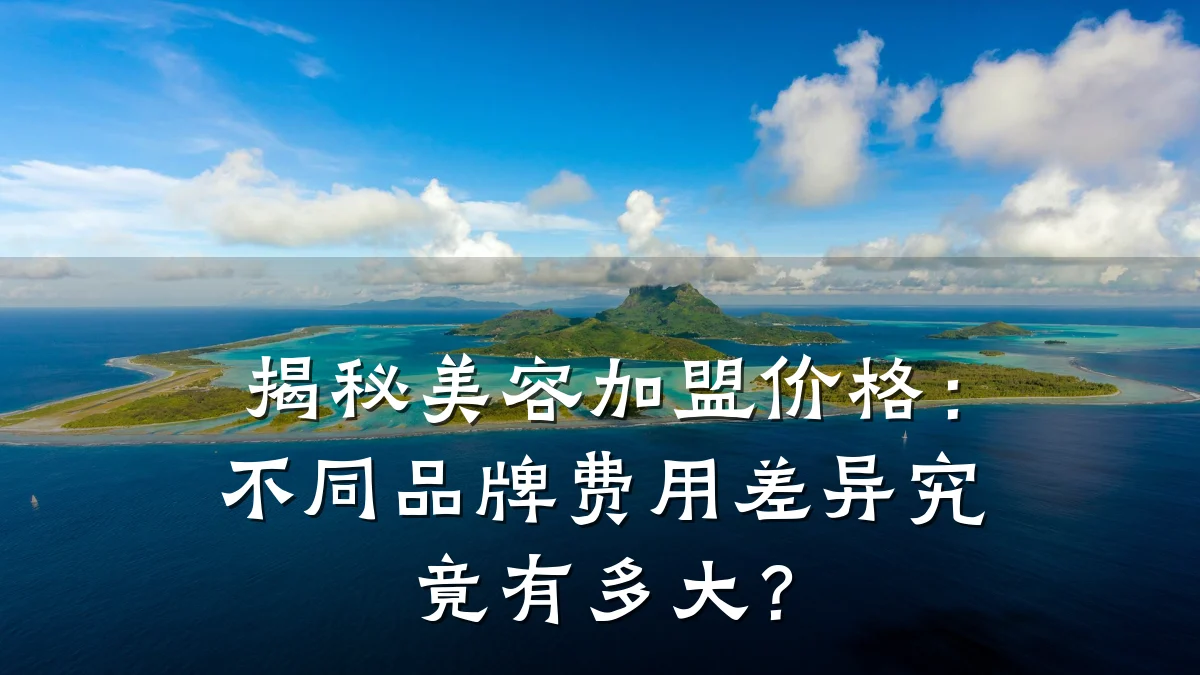揭秘美容加盟价格：不同品牌费用差异究竟有多大？