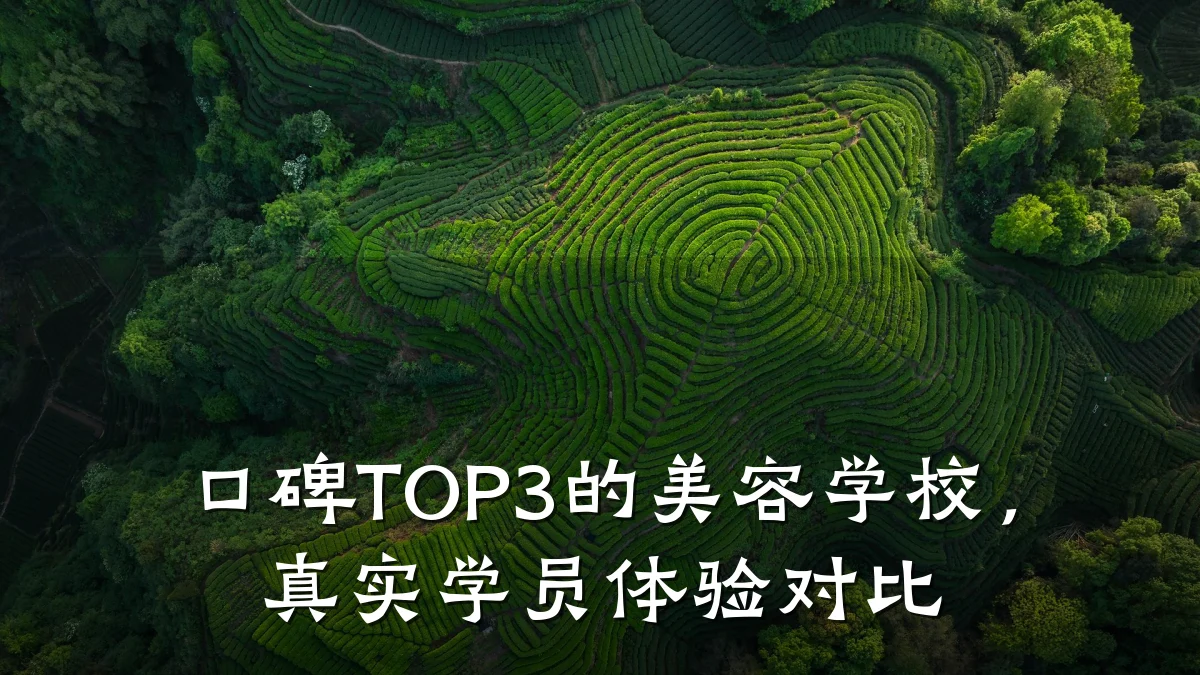 口碑TOP3的美容学校，真实学员体验对比