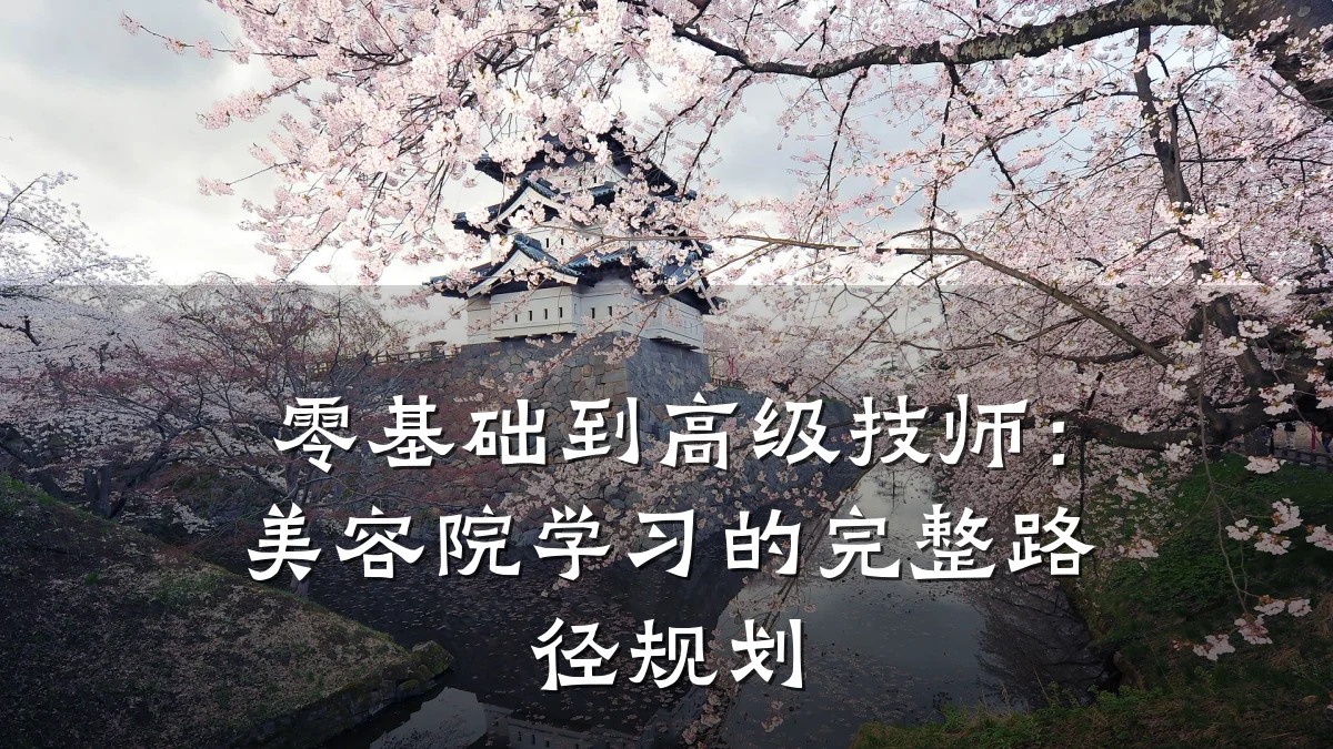 零基础到高级技师：美容院学习的完整路径规划