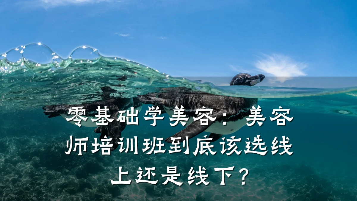 零基础学美容:美容师培训班到底该选线上还是线下?