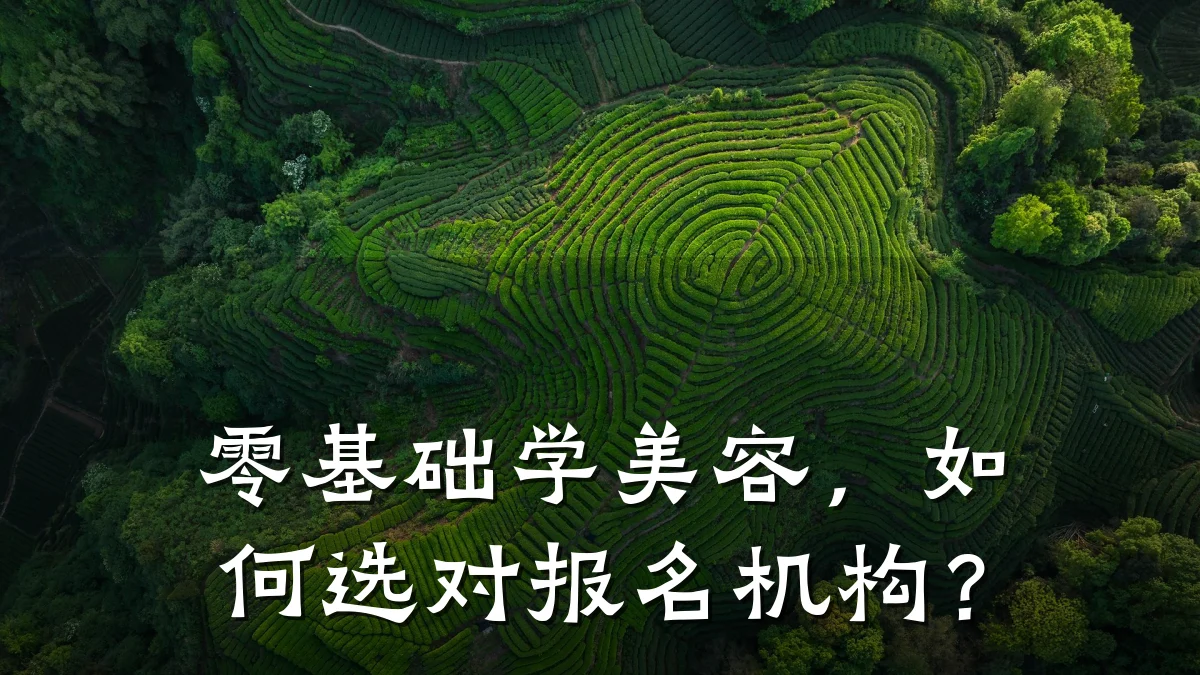 零基础学美容，如何选对报名机构？