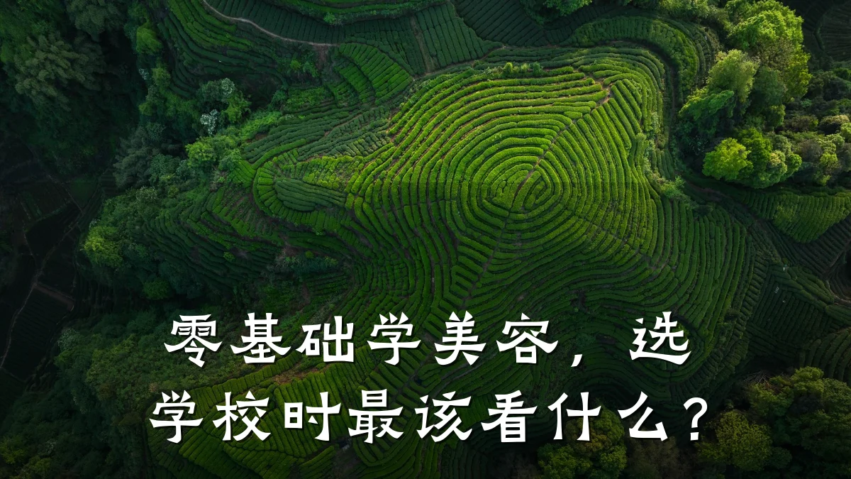 零基础学美容,选学校时最该看什么?