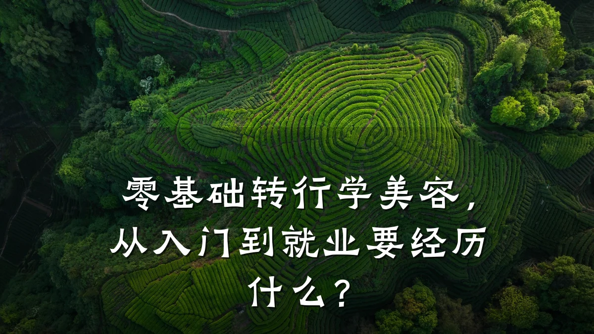 零基础转行学美容,从入门到就业要经历什么?