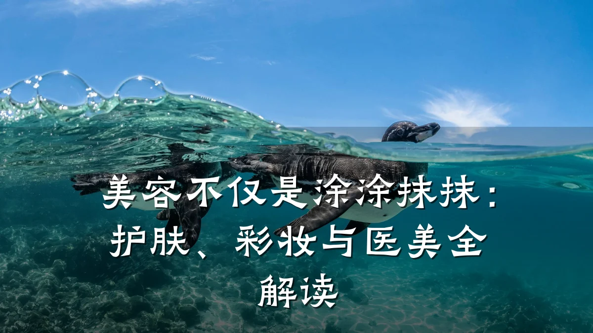 美容不仅是涂涂抹抹:护肤、彩妆与医美全解读