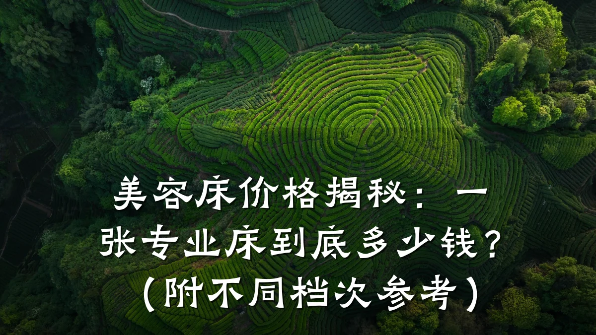 美容床价格揭秘：一张专业床到底多少钱？（附不同档次参考）