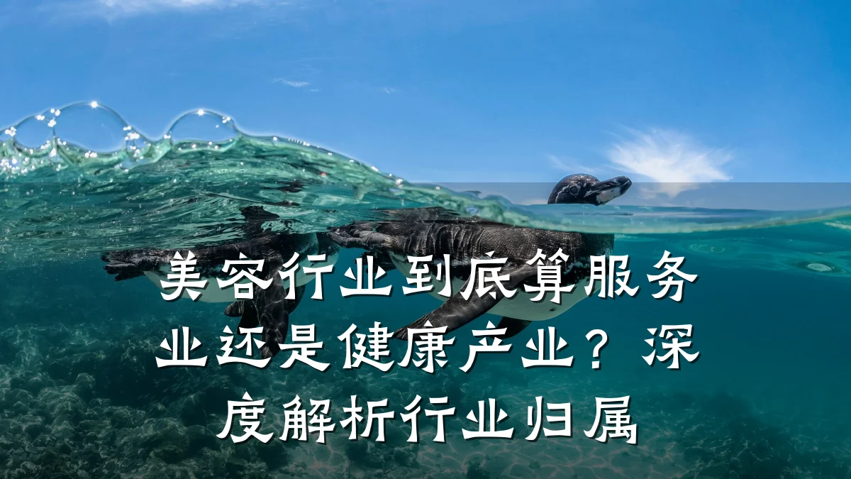 美容行业到底算服务业还是健康产业？深度解析行业归属